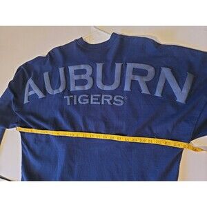 Spirit Jersey Auburn Tigers Oversized Sweatshirt Sz Med Navy Unisex
